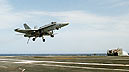 [F16 landing on the USS Truman carrier]