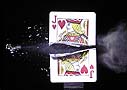 [
playing card cut with bullet]